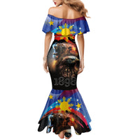 Philippines Lion and Eagle 1898 Mermaid Dress Pilipinas Maligayang Araw ng Kalayaan - Wonder Print Shop