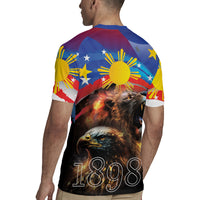 Philippines Lion and Eagle 1898 Rugby Jersey Pilipinas Maligayang Araw ng Kalayaan - Wonder Print Shop