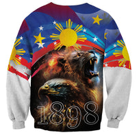 Philippines Lion and Eagle 1898 Sweatshirt Pilipinas Maligayang Araw ng Kalayaan - Wonder Print Shop