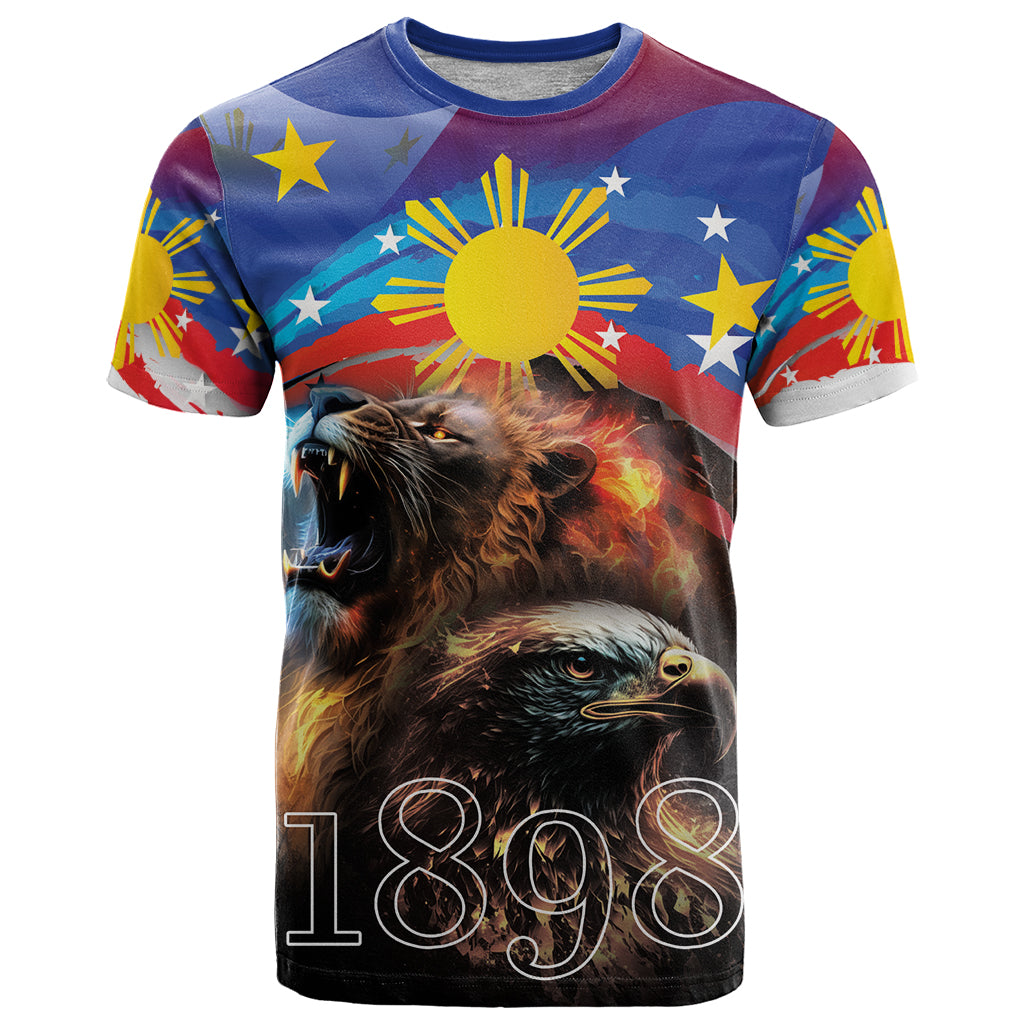 Philippines Lion and Eagle 1898 T Shirt Pilipinas Maligayang Araw ng Kalayaan - Wonder Print Shop