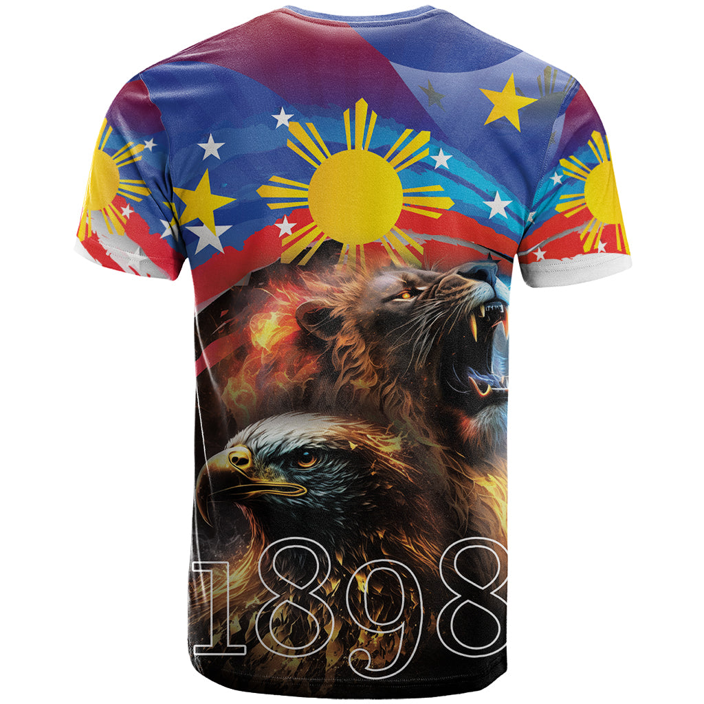 Philippines Lion and Eagle 1898 T Shirt Pilipinas Maligayang Araw ng Kalayaan - Wonder Print Shop