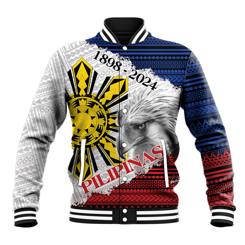 Philippines 126th Independence Day Baseball Jacket Pilipinas Hunyo 12 Maligayang Araw ng Kalayaan LT9 - Wonder Print Shop