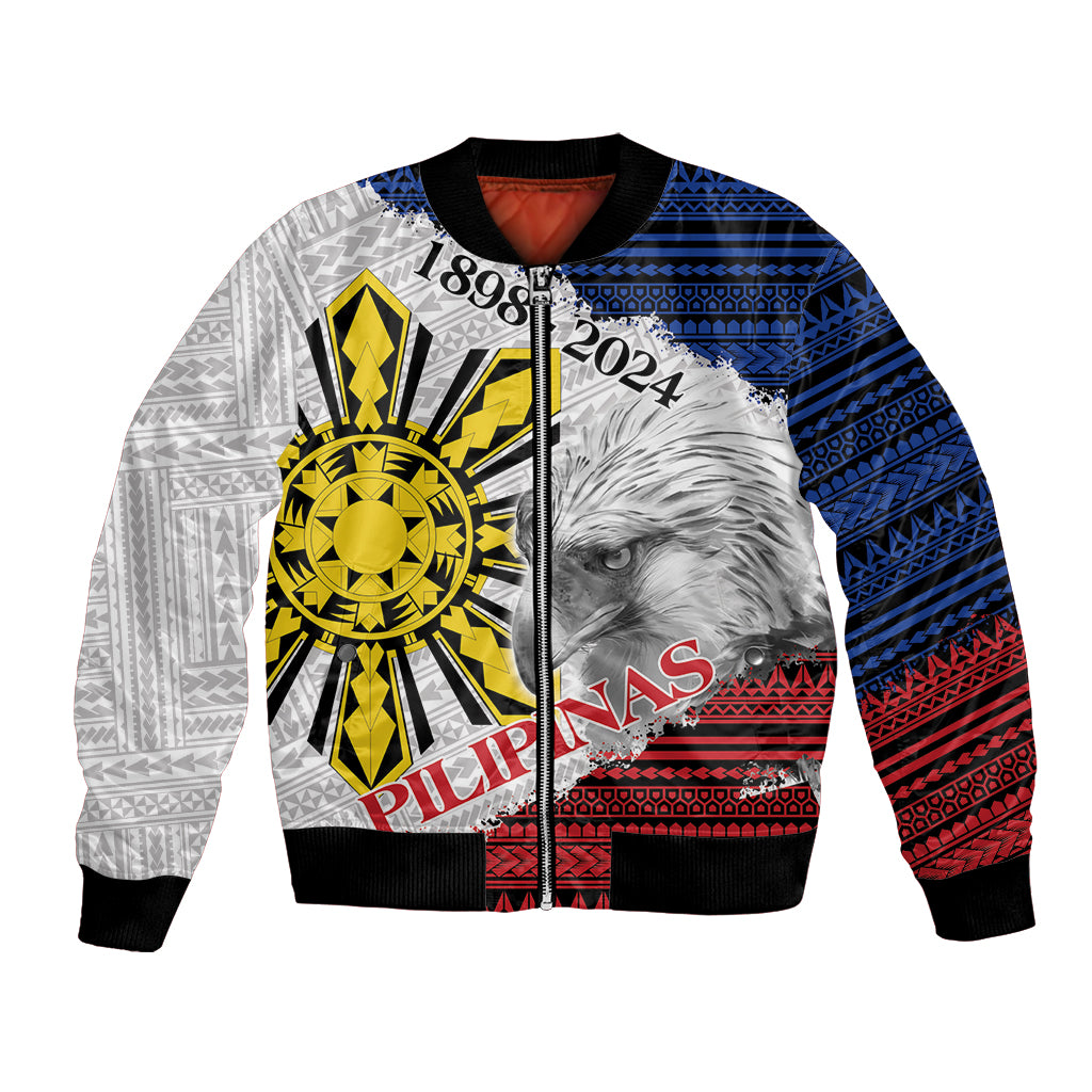 Philippines 126th Independence Day Bomber Jacket Pilipinas Hunyo 12 Maligayang Araw ng Kalayaan LT9 - Wonder Print Shop