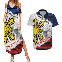 Philippines 126th Independence Day Couples Matching Summer Maxi Dress and Hawaiian Shirt Pilipinas Hunyo 12 Maligayang Araw ng Kalayaan LT9 - Wonder Print Shop