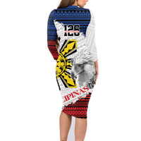 Philippines 126th Independence Day Family Matching Long Sleeve Bodycon Dress and Hawaiian Shirt Pilipinas Hunyo 12 Maligayang Araw ng Kalayaan LT9 - Wonder Print Shop
