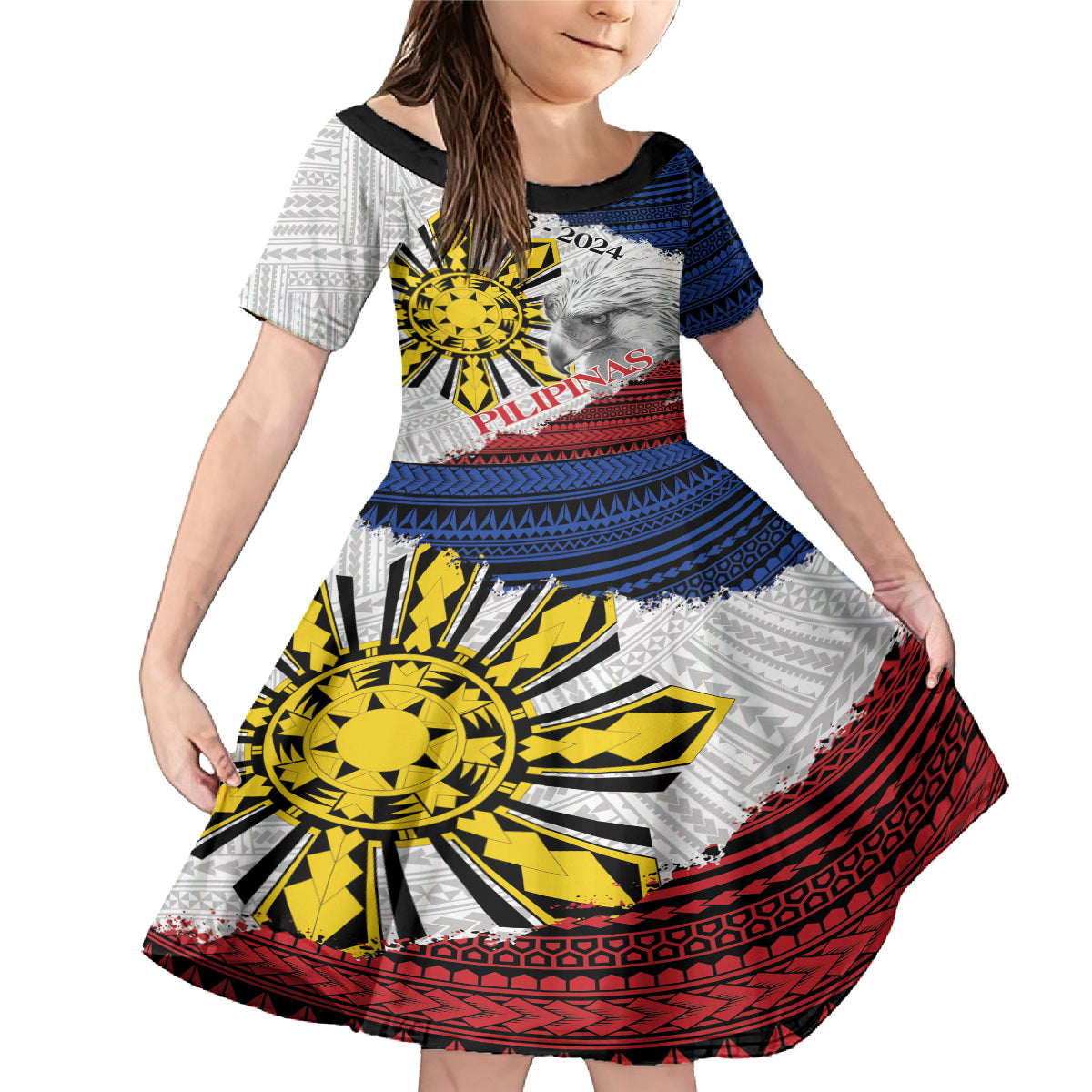 Philippines 126th Independence Day Family Matching Mermaid Dress and Hawaiian Shirt Pilipinas Hunyo 12 Maligayang Araw ng Kalayaan LT9 - Wonder Print Shop