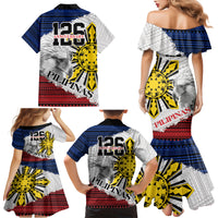 Philippines 126th Independence Day Family Matching Mermaid Dress and Hawaiian Shirt Pilipinas Hunyo 12 Maligayang Araw ng Kalayaan LT9 - Wonder Print Shop