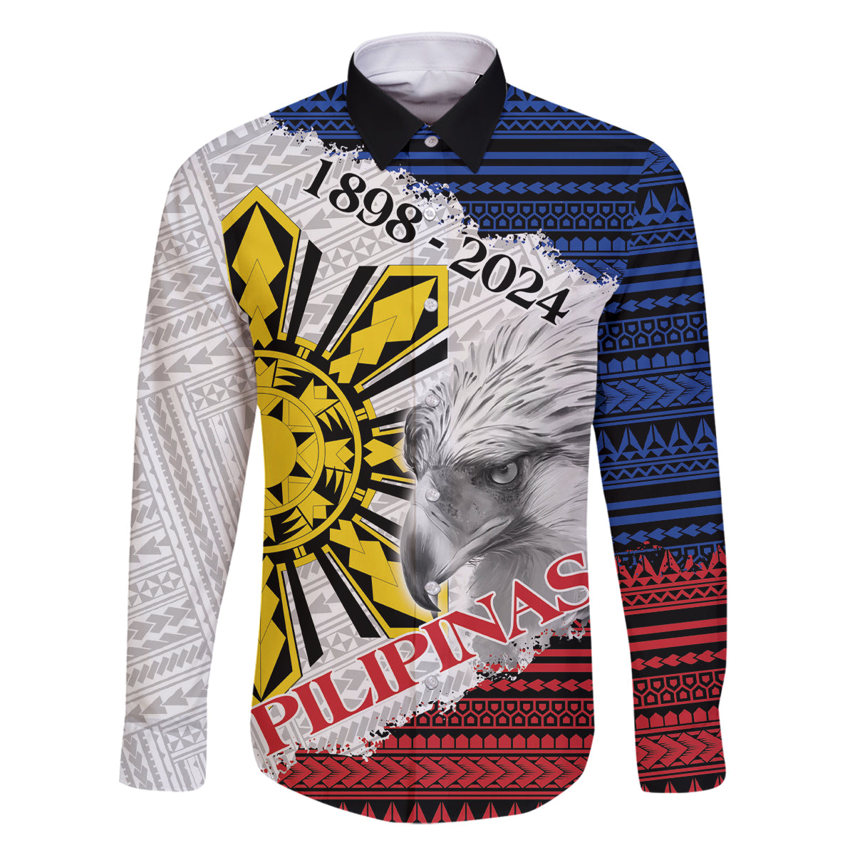 Philippines 126th Independence Day Family Matching Mermaid Dress and Hawaiian Shirt Pilipinas Hunyo 12 Maligayang Araw ng Kalayaan LT9 - Wonder Print Shop