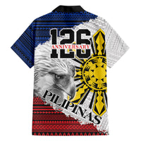Philippines 126th Independence Day Family Matching Off Shoulder Short Dress and Hawaiian Shirt Pilipinas Hunyo 12 Maligayang Araw ng Kalayaan LT9 - Wonder Print Shop