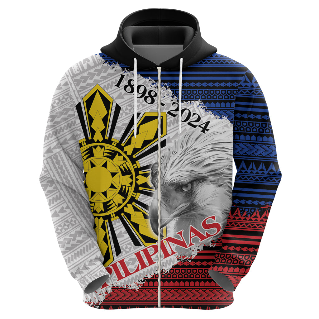 Philippines 126th Independence Day Hoodie Pilipinas Hunyo 12 Maligayang Araw ng Kalayaan - Wonder Print Shop