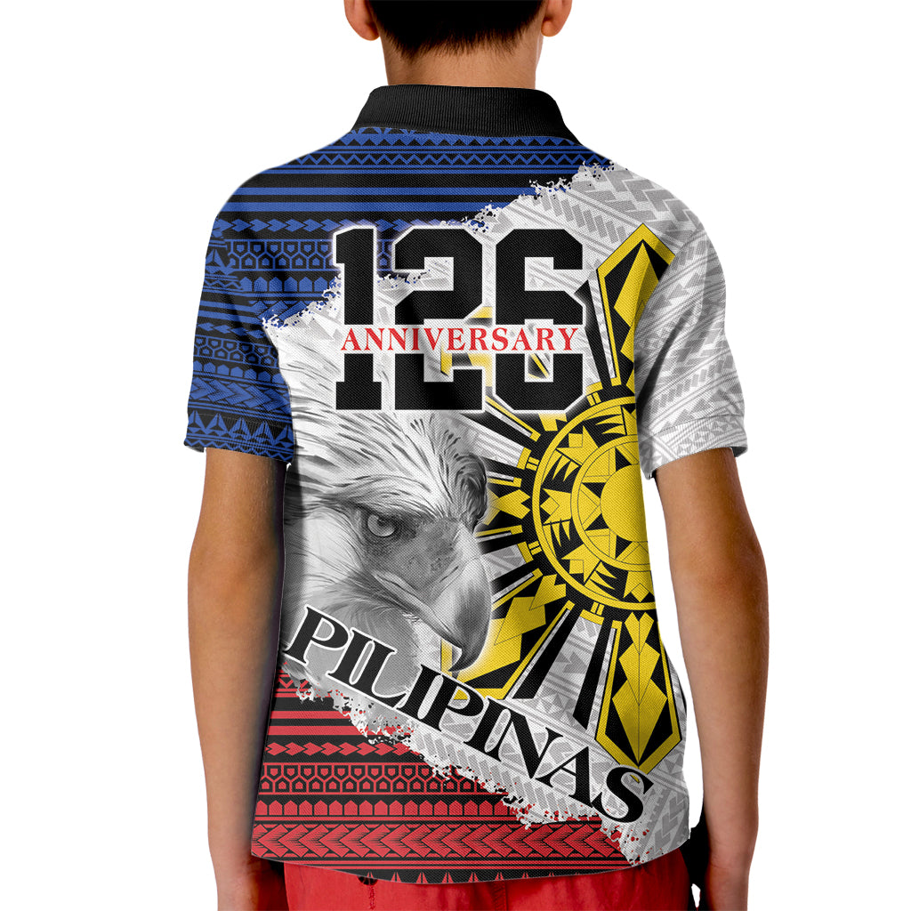 Philippines 126th Independence Day Kid Polo Shirt Pilipinas Hunyo 12 Maligayang Araw ng Kalayaan - Wonder Print Shop