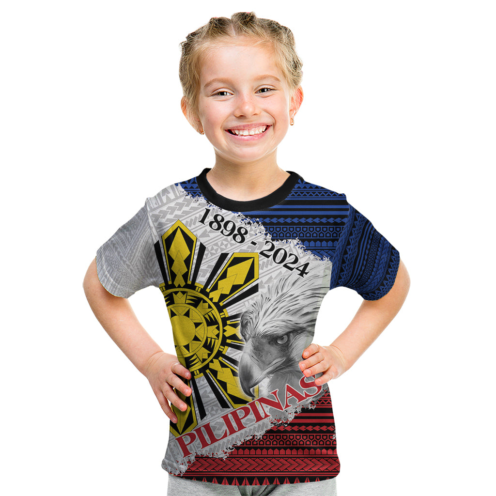 Philippines 126th Independence Day Kid T Shirt Pilipinas Hunyo 12 Maligayang Araw ng Kalayaan - Wonder Print Shop