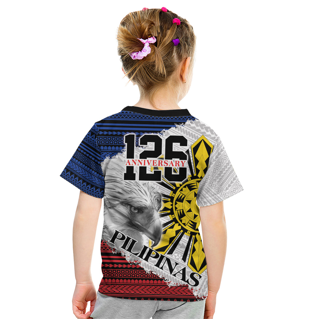 Philippines 126th Independence Day Kid T Shirt Pilipinas Hunyo 12 Maligayang Araw ng Kalayaan - Wonder Print Shop