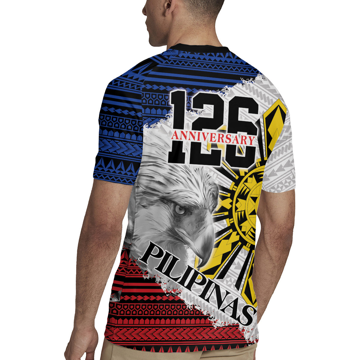 Philippines 126th Independence Day Rugby Jersey Pilipinas Hunyo 12 Maligayang Araw ng Kalayaan - Wonder Print Shop