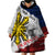 Philippines 126th Independence Day Wearable Blanket Hoodie Pilipinas Hunyo 12 Maligayang Araw ng Kalayaan - Wonder Print Shop