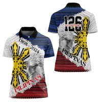 Philippines 126th Independence Day Women Polo Shirt Pilipinas Hunyo 12 Maligayang Araw ng Kalayaan - Wonder Print Shop