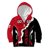 Custom England Kid Hoodie The Three Lions Football Go Champions Red - Wonder Print Shop