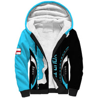 Custom England Sherpa Hoodie The Three Lions Football Go Champions Blue - Wonder Print Shop