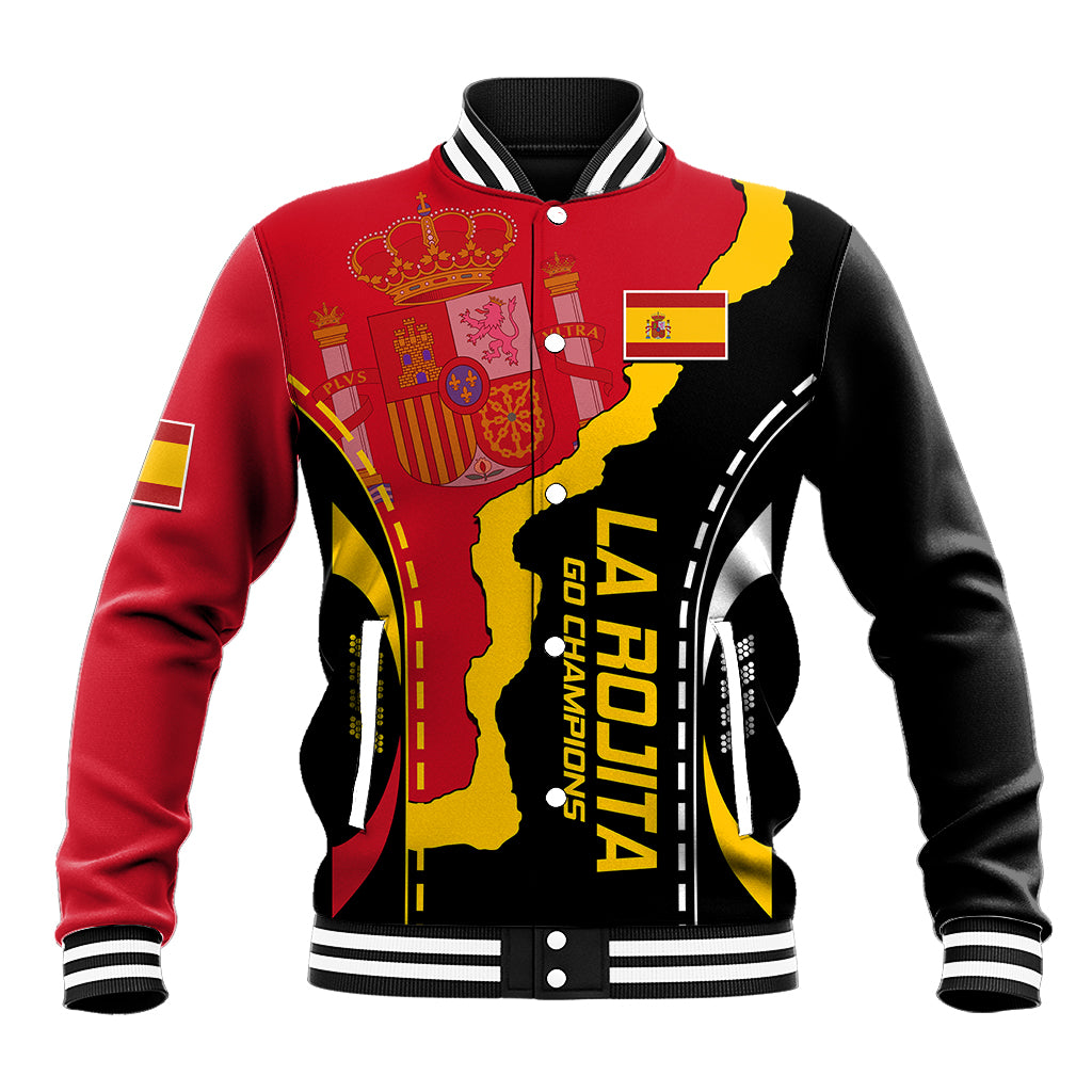 Spain Baseball Jacket La Rojita Football Go Champions LT9 - Wonder Print Shop