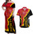 Spain Couples Matching Off Shoulder Maxi Dress and Hawaiian Shirt La Rojita Football Go Champions LT9 - Wonder Print Shop