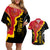 Spain Couples Matching Off Shoulder Short Dress and Hawaiian Shirt La Rojita Football Go Champions LT9 - Wonder Print Shop