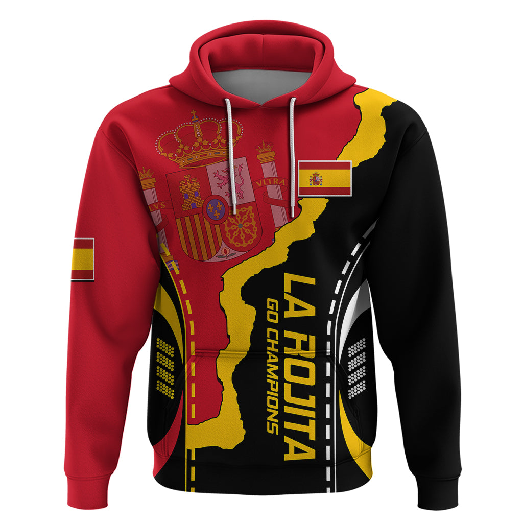 Spain Hoodie La Rojita Football Go Champions - Wonder Print Shop
