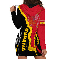 Spain Hoodie Dress La Rojita Football Go Champions - Wonder Print Shop