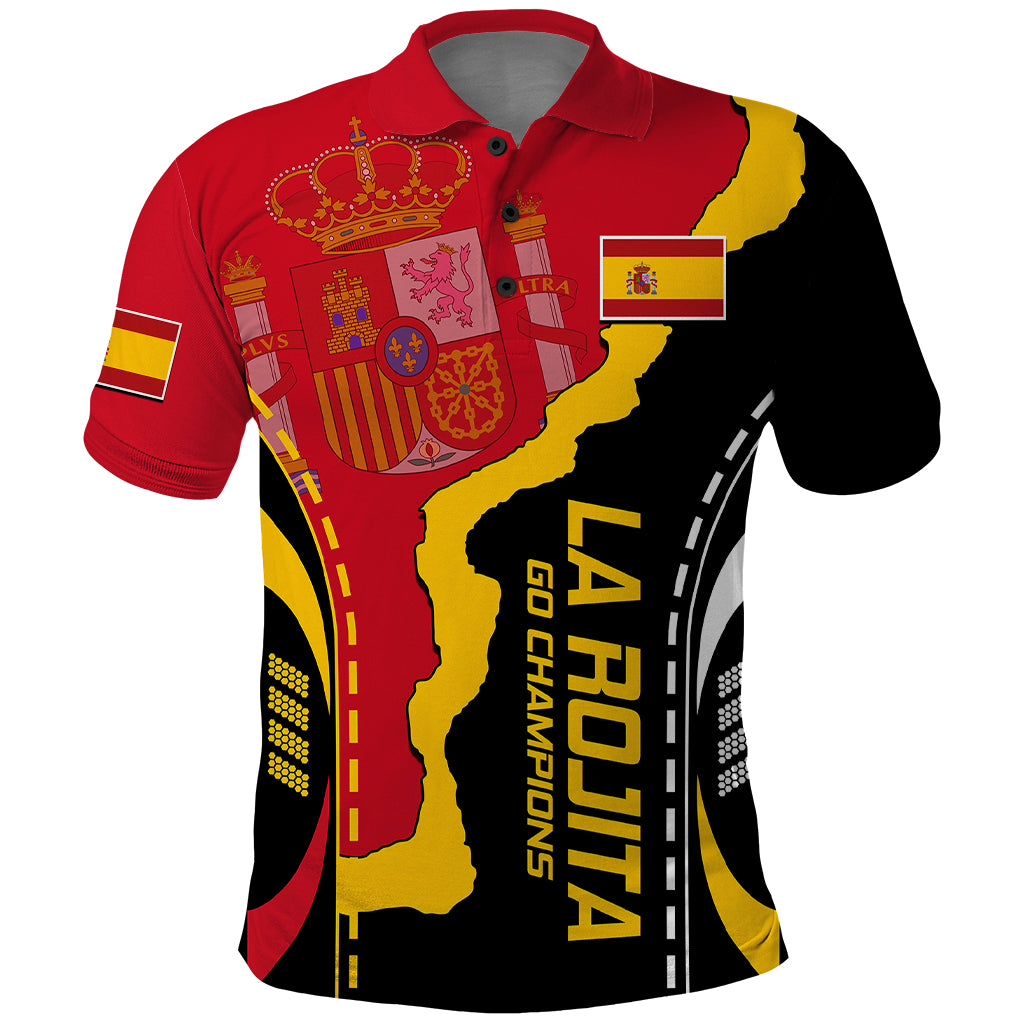 Spain Polo Shirt La Rojita Football Go Champions - Wonder Print Shop