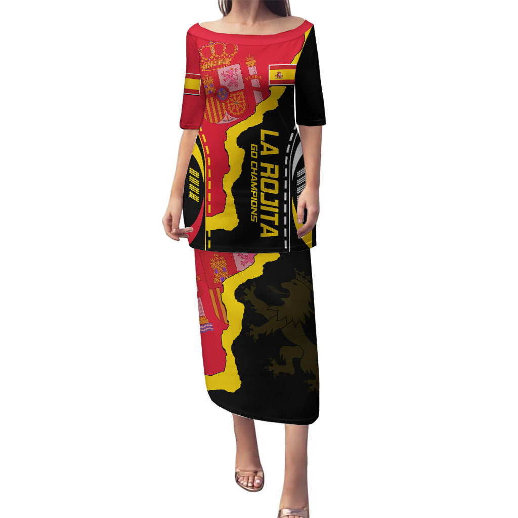 Spain Puletasi La Rojita Football Go Champions - Wonder Print Shop