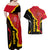 Custom Spain Couples Matching Off Shoulder Maxi Dress and Hawaiian Shirt La Rojita Football Go Champions LT9 - Wonder Print Shop