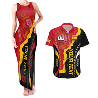 Custom Spain Couples Matching Tank Maxi Dress And Hawaiian Shirt La Rojita Football Go Champions LT9 - Wonder Print Shop