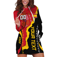 Custom Spain Hoodie Dress La Rojita Football Go Champions - Wonder Print Shop