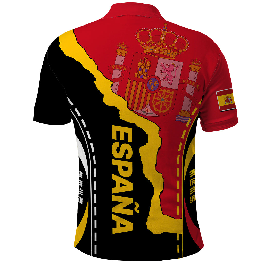 Custom Spain Polo Shirt La Rojita Football Go Champions - Wonder Print Shop