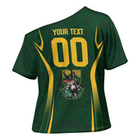 South Africa Rugby National Heritage Custom Cross Shoulder Shirt Traditional Ndebele Inspired