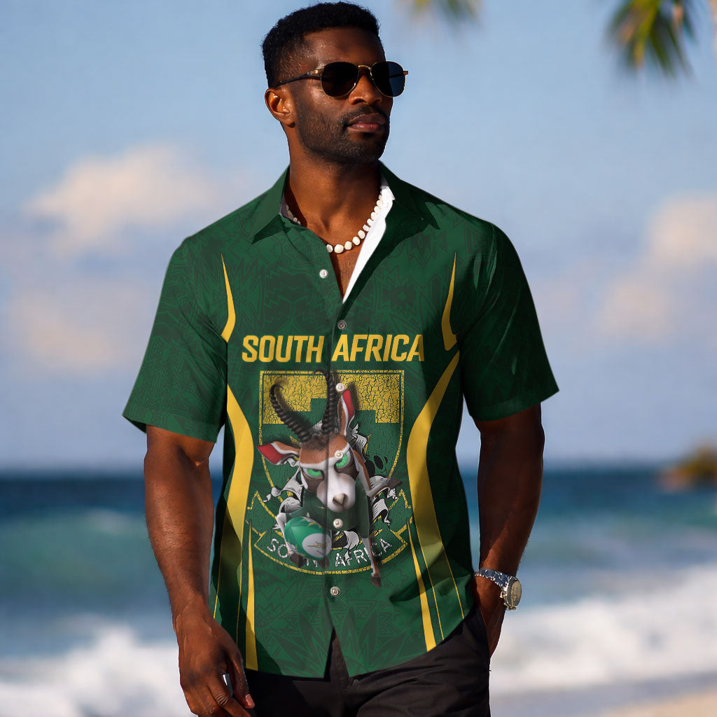 South Africa Rugby National Heritage Custom Hawaiian Shirt Traditional Ndebele Inspired