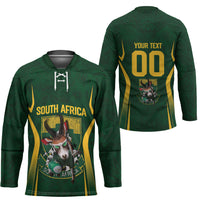 South Africa Rugby National Heritage Custom Hockey Jersey Traditional Ndebele Inspired