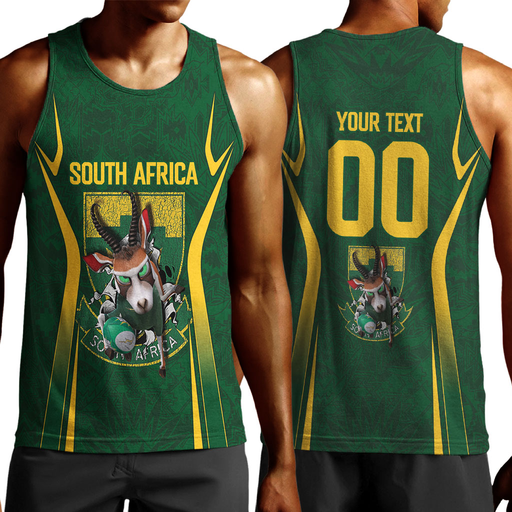 South Africa Rugby National Heritage Custom Men Tank Top Traditional Ndebele Inspired
