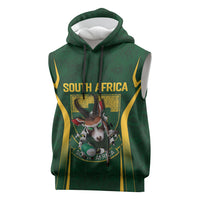 South Africa Rugby National Heritage Custom Sleeveless Hoodie Traditional Ndebele Inspired