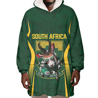 South Africa Rugby National Heritage Custom Wearable Blanket Hoodie Traditional Ndebele Inspired