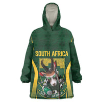 South Africa Rugby National Heritage Custom Wearable Blanket Hoodie Traditional Ndebele Inspired