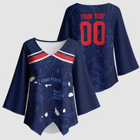 Cape Verde Small Island Big Stage Custom Kimono Sleeve Blouse Guardian of the Atlantic