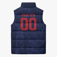 Cape Verde Small Island Big Stage Custom Sleeveless Puffer Jacket Guardian of the Atlantic