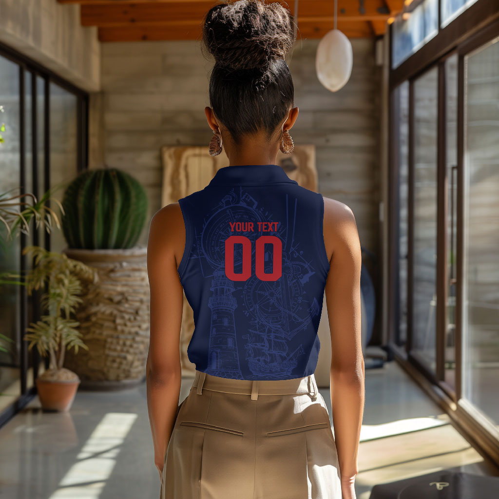 Cape Verde Small Island Big Stage Custom Women Sleeveless Polo Shirt Guardian of the Atlantic