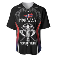 Custom Norway Viking Heritage Baseball Jersey Norge Never Falls Quarterfinal Edition