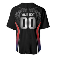 Custom Norway Viking Heritage Baseball Jersey Norge Never Falls Quarterfinal Edition