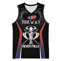 Custom Norway Viking Heritage Basketball Jersey Norge Never Falls Quarterfinal Edition