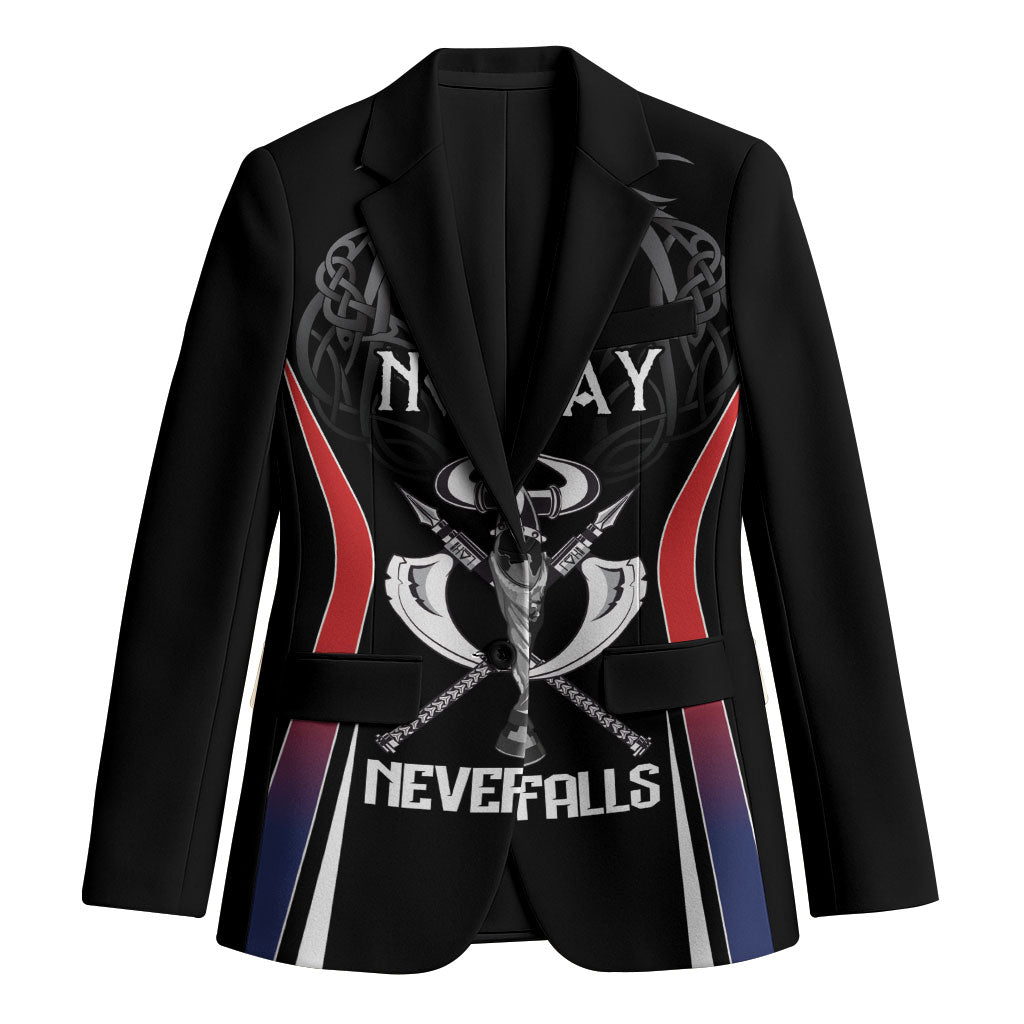 Custom Norway Viking Heritage Blazer Norge Never Falls Quarterfinal Edition