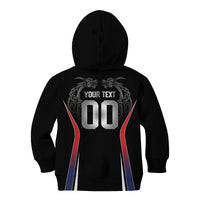 Custom Norway Viking Heritage Kid Hoodie Norge Never Falls Quarterfinal Edition