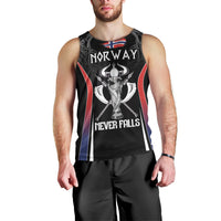 Custom Norway Viking Heritage Men Tank Top Norge Never Falls Quarterfinal Edition