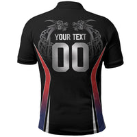 Custom Norway Viking Heritage Polo Shirt Norge Never Falls Quarterfinal Edition